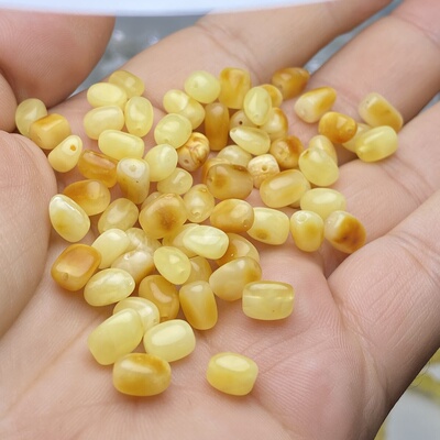 天然蜜蜡随形散珠子手串老型珠琥珀金珀手链项链diy配饰配件饰品