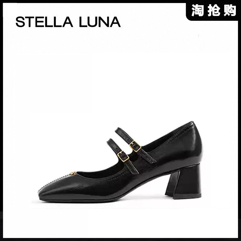 露娜女鞋26SS新品单鞋玛丽珍鞋图片