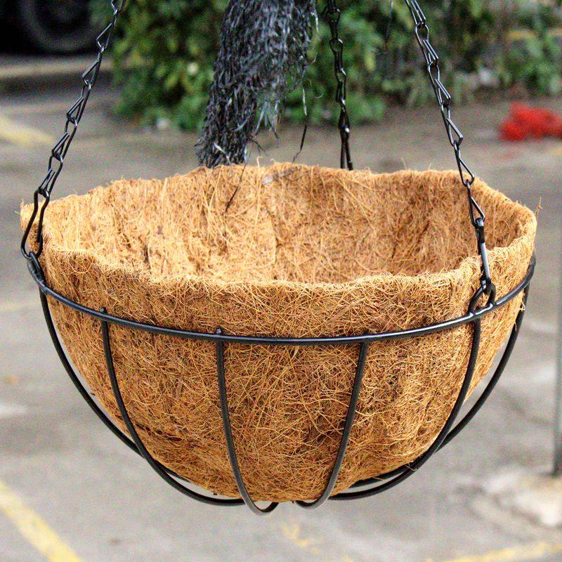 环保悬挂铁艺椰棕吊盆多肉植物吊兰盆圆形挂吊篮垂吊花盆买2包邮,鲜花速递/花卉仿真/绿植园艺,花盆,淘宝优惠券,粉丝福利购,淘宝优惠卷