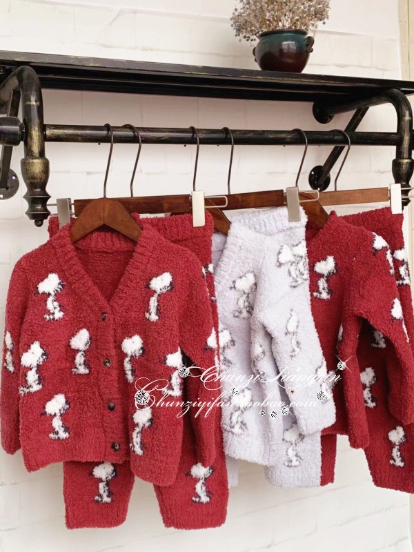 软绵绵月子服卡通小狗日系