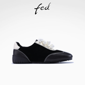 秋季 S0828 新款 黑色阿甘鞋 fed软底德训鞋 女款 女鞋 运动休闲鞋 YA970