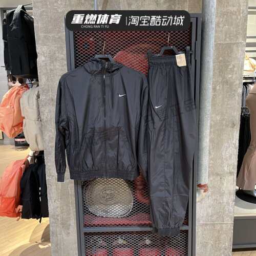 春季跑步运动宽松休闲连帽夹克
