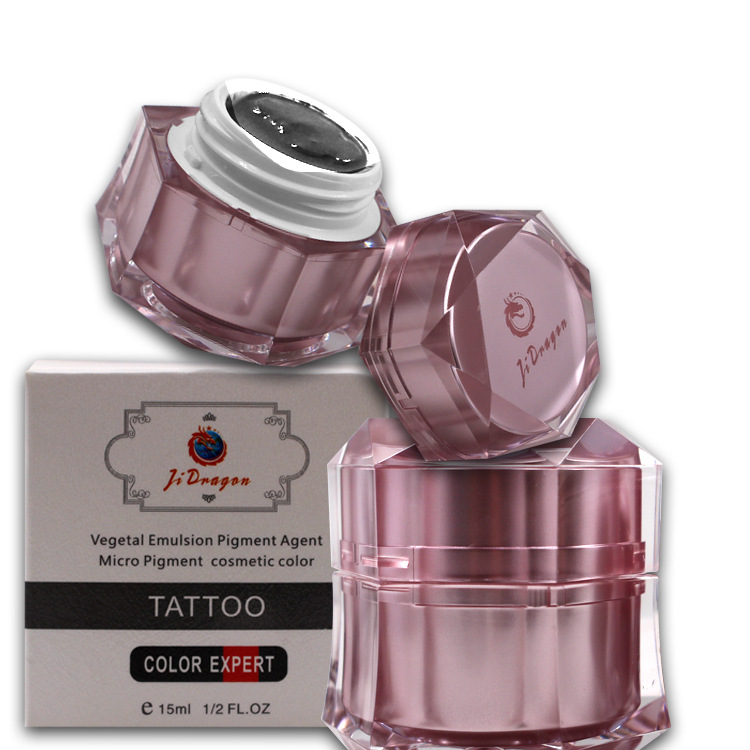 细腻纯植物膏体纹绣色料 好上色手工纹眉雾眉线条眉眼线色膏颜料