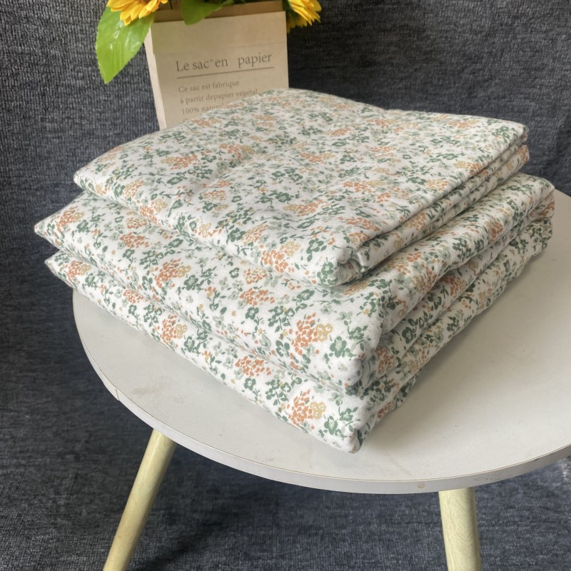 冬纯棉起绒布磨毛全棉床单枕套