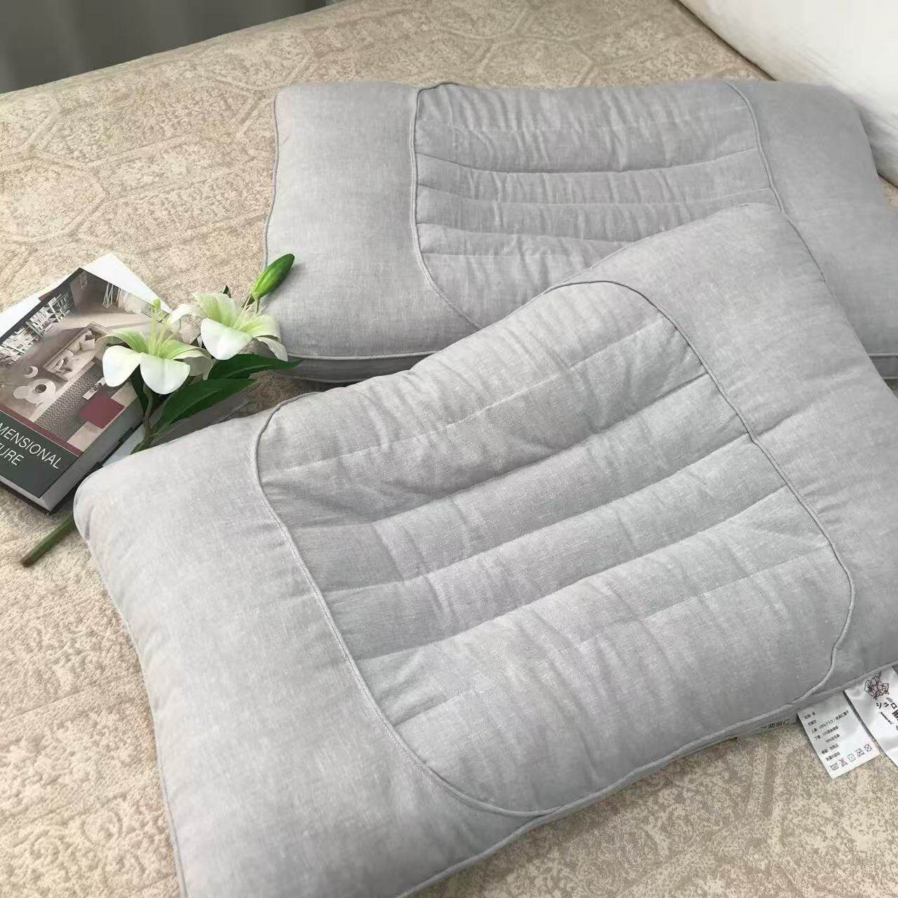 宠粉福利款   亚麻仁籽枕芯   护颈枕 单人枕头 44*72厘米 自留款