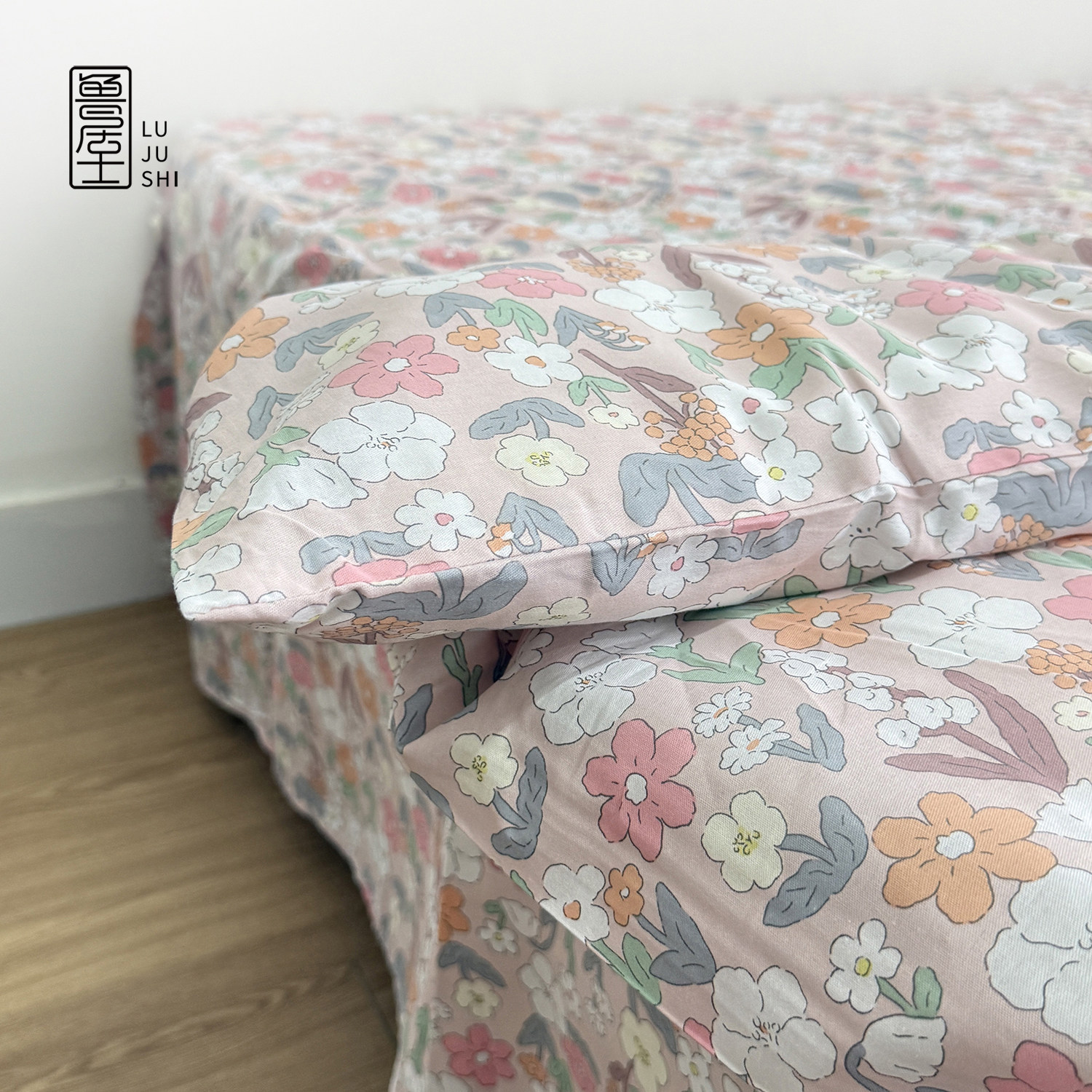 100%全棉斜纹床单被套床笠纯棉碎花单件被罩单人双人被单学生套装