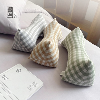 老粗布荞麦壳三角骨头枕