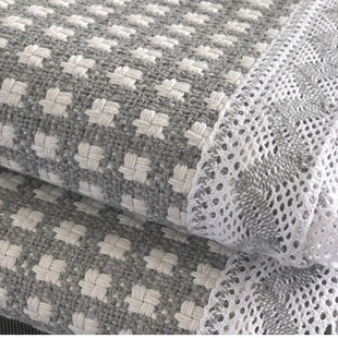 经典格子防滑棉麻沙发巾单件套装加厚沙发垫简约现代中式四季亚麻