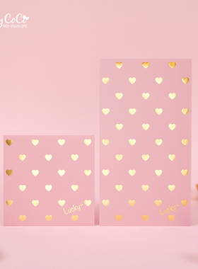 2026 马年新年烫金爱心桃心心形长款高档红包利是封 创意个性红包