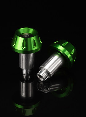 适用川崎ZX-4R/6R/Ninja400/500 改装手把CNC堵头防摔铝合金配件