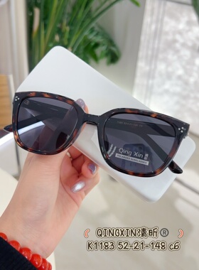 复古超轻太阳眼镜女偏光TR90可配近视墨镜男网红素颜防晒太阳镜