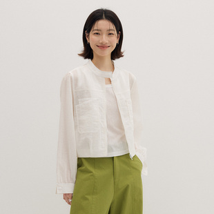 「轻薄外套」醋酸莫代尔｜2026春夏新款白色薄款防晒衣短款上衣女