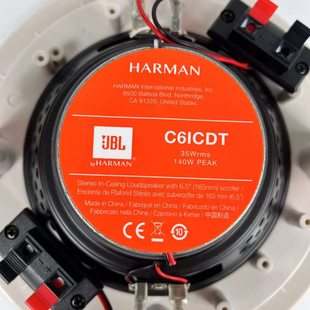 JBL C6iCTD吸顶喇叭背景音乐吸顶喇叭吊顶音箱同轴双高音
