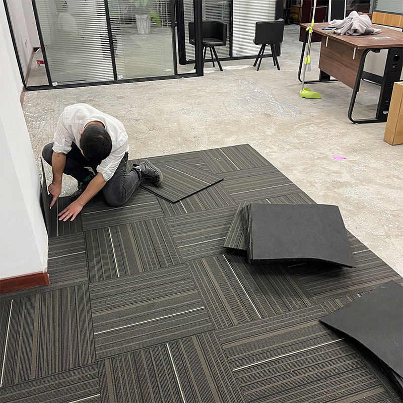 办公室地毯台球厅拼接商用工程大面积公司防火加厚写字楼方块地毯