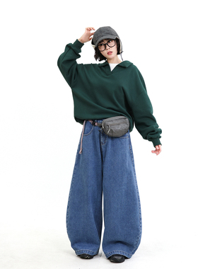 TRIFFER2025AW圆弧牛仔裤秋季弯刀裤王男女款