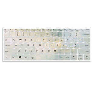 SUYA苏雅适用于华硕vivobook14/15静音键盘膜adolbook笔记本matebookGT14/13硅胶保护套戴尔灵越5401覆盖防尘