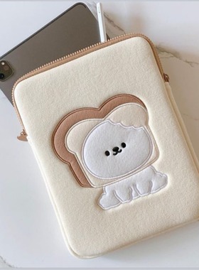 SUYA简约面包片电脑内胆包适用苹果macbookair13.6英寸笔记本保护套华为matebook14寸联想小新ipad11收纳包