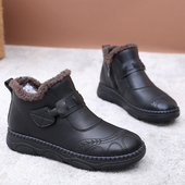 高帮加厚老北京布鞋 冬季 保暖妈妈鞋 女舒适轻便防滑中老年休闲棉靴