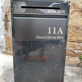 嵌入式 前投后取防盗快递柜家用办公文件包裹箱出口邮筒快递自提柜