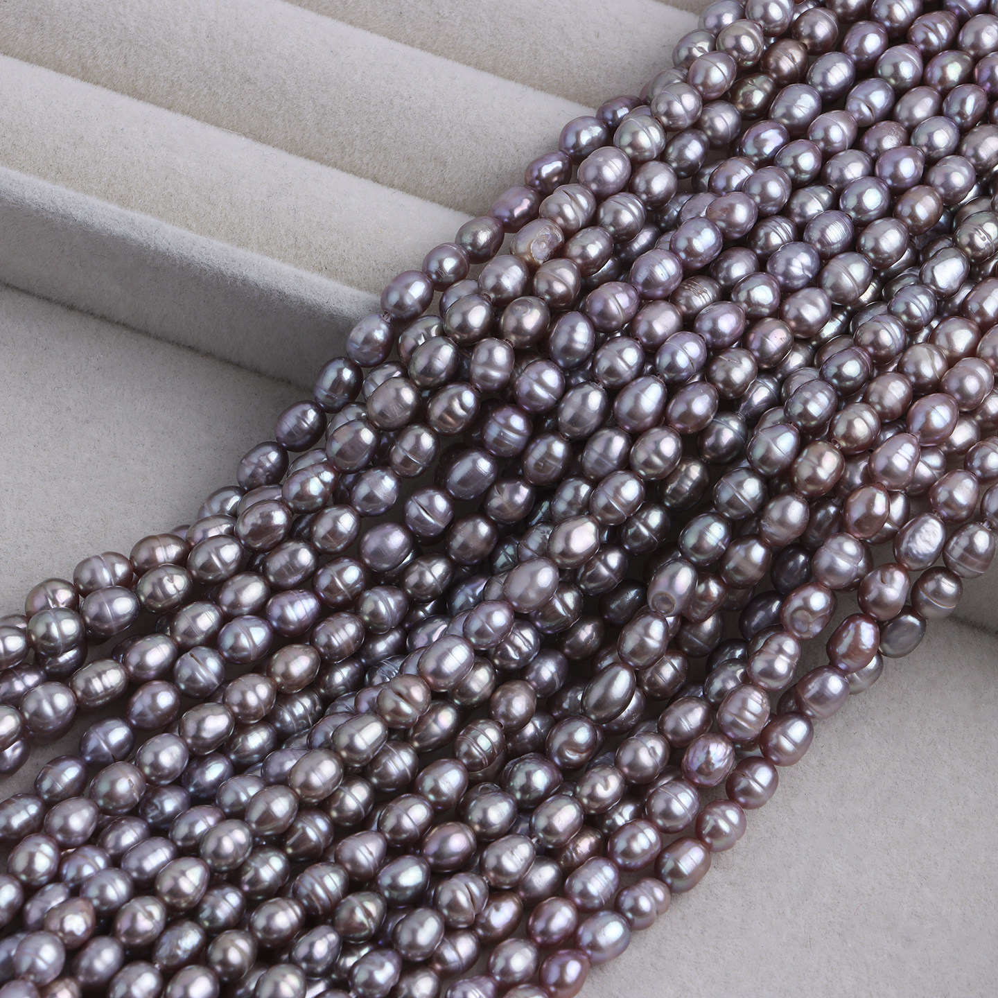 金属紫4-5mm螺纹米珠天然淡水无核小珍珠diy手工串珠饰品配件材料,珠宝/钻石/翡翠,裸珠,淘宝优惠券,粉丝福利购,淘宝优惠卷