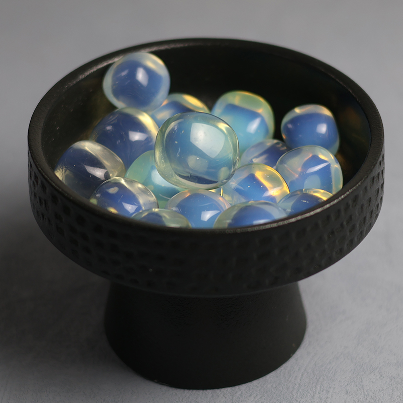 蛋白石原石大颗粒碎石滚石摆件水晶矿石鱼缸花盆造景装饰观赏石