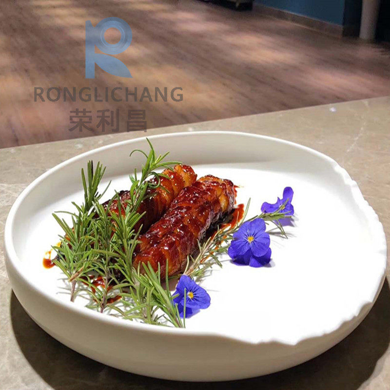 酒店饭店餐厅大董意境菜创意餐具分子料理私房菜特色凉菜异形盘子