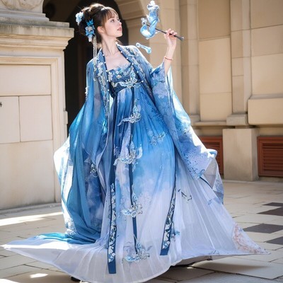 中国风古装超仙气飘逸汉服半身裙