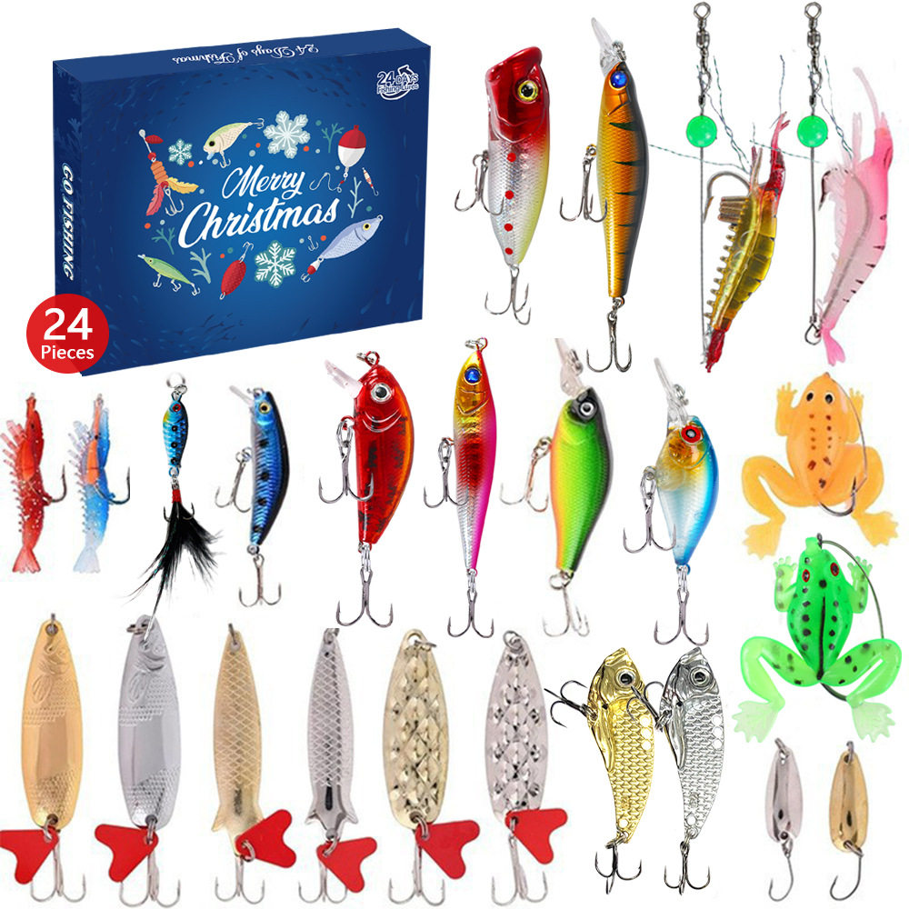 掠鲨|24圣诞礼物07款盲盒套装仕挂虾波爬钓组亚马逊圣诞盲盒,户外/登山/野营/旅行用品,线组,淘宝优惠券,粉丝福利购,淘宝优惠卷