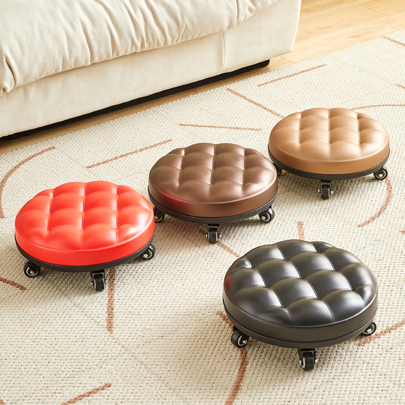 家用美缝矮凳学步移动万向轮