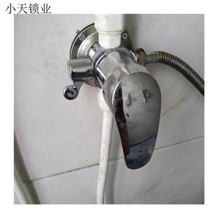 家用洗澡黄铜花洒带混水阀热水器太阳能带上冷热淋浴混合阀水龙.