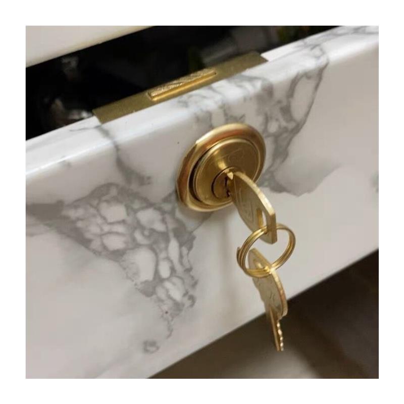 办公桌抽屉锁老式柜子锁柜门锁衣柜锁加长家具锁床头文件书柜柜.