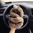 汽车方向盘套冬季毛绒通用型把套适用大众奔驰奥迪丰田新能源宝马