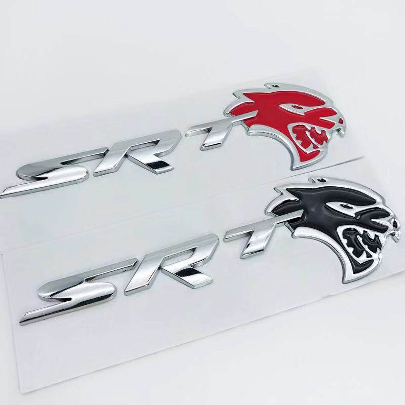 SRT地狱猫豹头车标 道奇克莱斯勒大切诺基SRT高性能车贴标