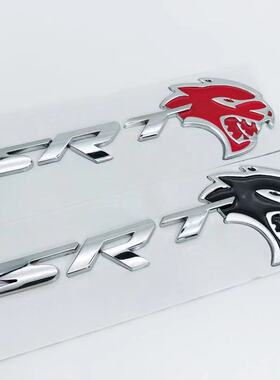 SRT地狱猫豹头车标 道奇克莱斯勒大切诺基SRT高性能车贴标