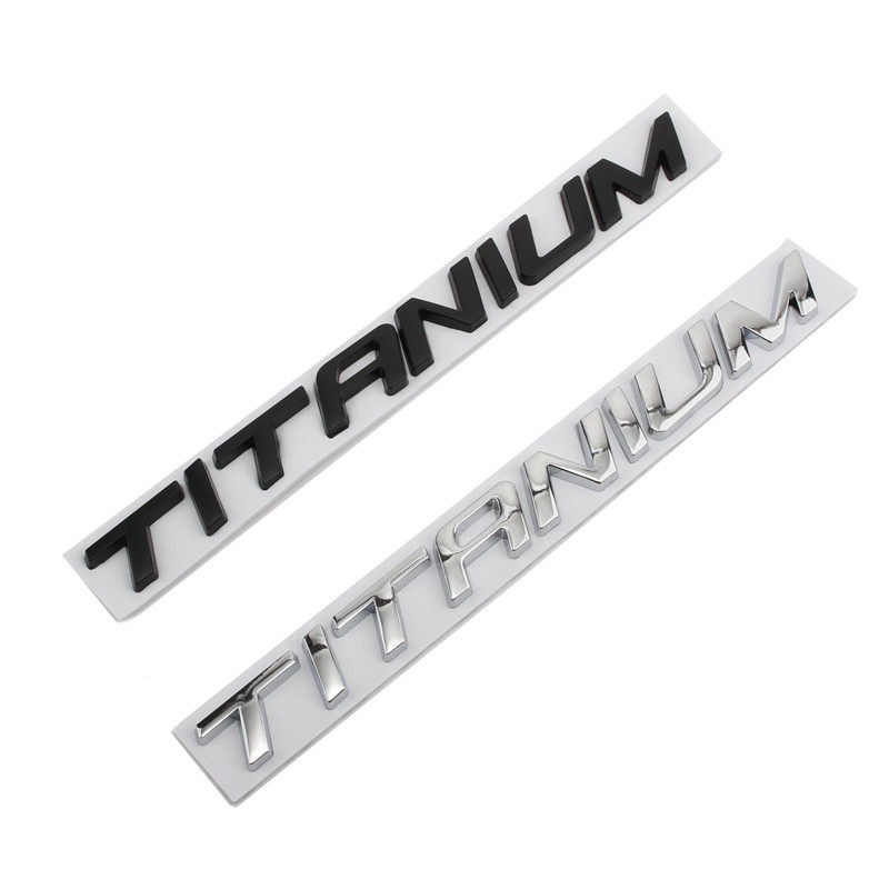 适用于福特锐界尾箱改装御用TITANIUM顶高配车字标电镀金属后尾标