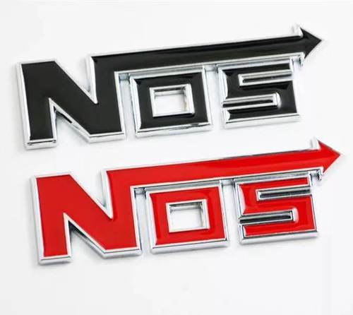 NOS改装车贴车标 NOS个性车贴 NOS氮气加速车贴 NOS尾车标 侧标