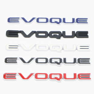 适用奇瑞路虎揽胜极光EVOQUE后尾车标 陆风X7改装后车标志 车贴