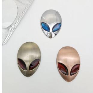 汽车个性3D立体车贴 外星人车标改装车贴车身贴 ET UFO 第五元素