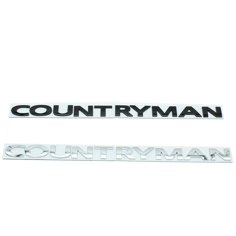 适用于迷你mini英文标COUNTRYMAN金属字母车标车身后尾箱改装贴