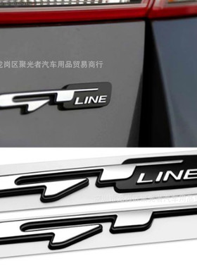适用于现代起亚GT LINE车标朗动GTline领动智跑KX5K3K4K5斯汀格