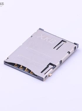 原厂原装XKSIM-220 自弹式 SIM卡 卡座 (8+1PIN)