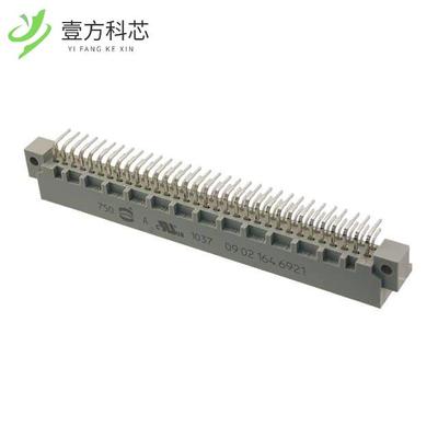 原厂原装09021646921 CONN DIN HDR 64POS PCB RA全