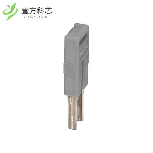 原厂原装3213153 JUMPER TERM BLK 2POS FLAT PIN全