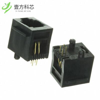 原厂原装A-2014-0-4-R CONN MOD JACK 6P4C VERT U