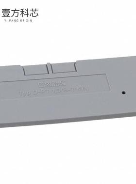 原厂原装3208184 CONN TERM BLK END PLATE GRAY全新正品