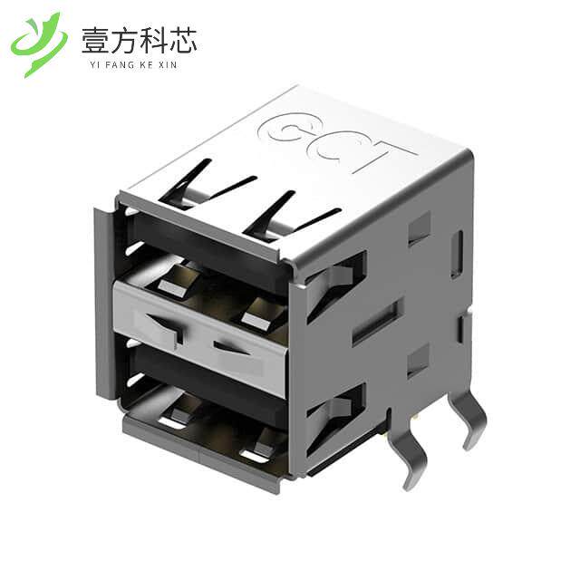 原厂原装USB1035-GF-P-0-B-B USB A SKT, DUAL TOP