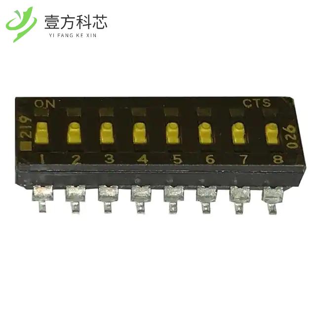 原厂原装219-8LPST SWITCH SLIDE DIP SPST 100MA