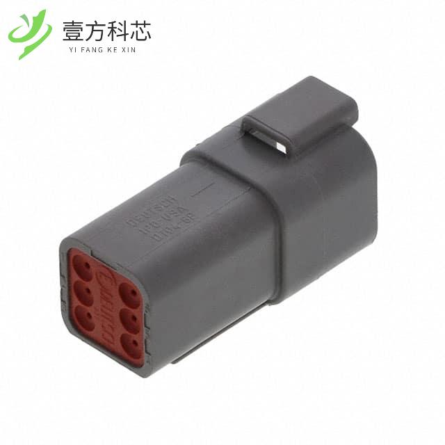 原厂原装DT04-6P-C015 CONN RCPT HSG 6POS全新正品