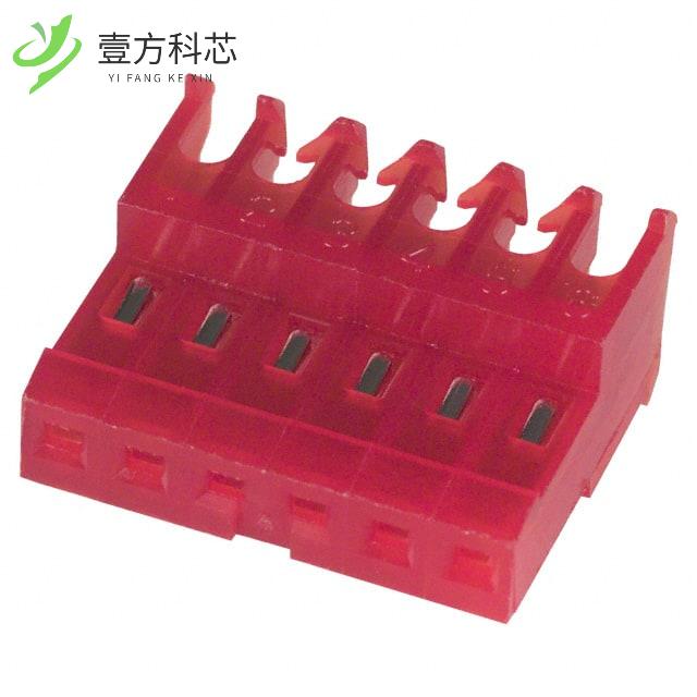 原厂原装3-640620-6 CONN RCPT 6POS IDC 22AWG TI