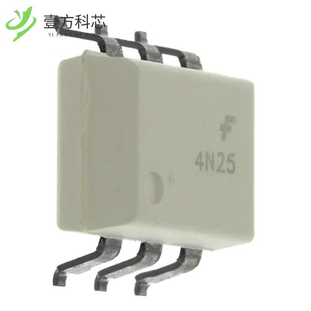 原厂原装4N25SR2M OPTOISO 4.17KV TRANS W/BASE 6
